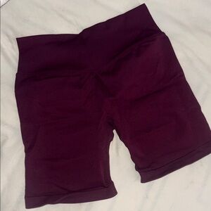 Women's Burgundy/purple Shorts